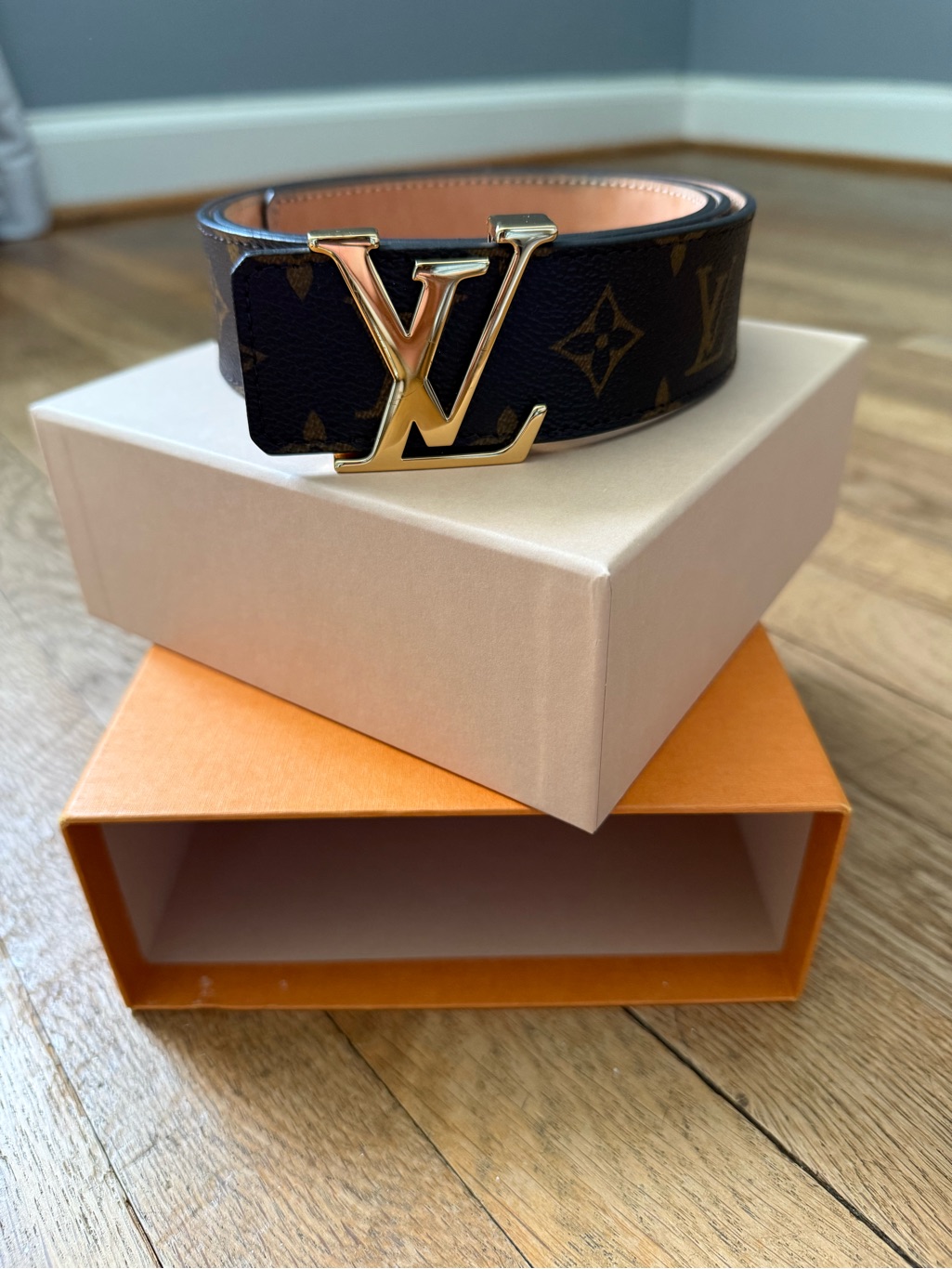 Louis Vuitton 40mm Monogram Canvas Belt